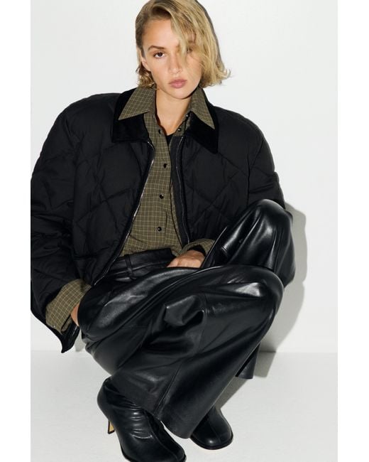 H&M Black Quilted Jacket