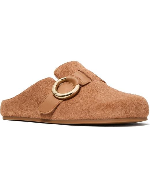 Kate Spade Brown Halo Suede Clog