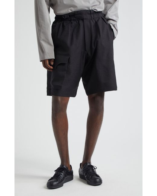 Y-3 Black Sport Uniform Shorts for men