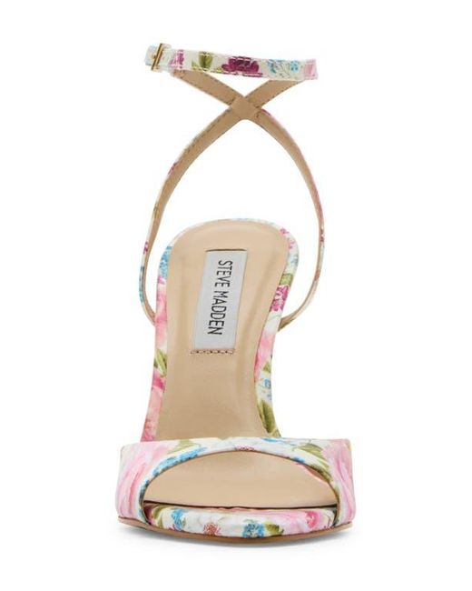 Steve Madden Pink Beki Ankle Strap Pointed Toe Sandal