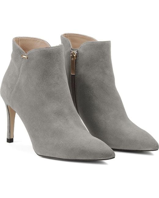 L.K.Bennett Gray Nugget Ankle Boot