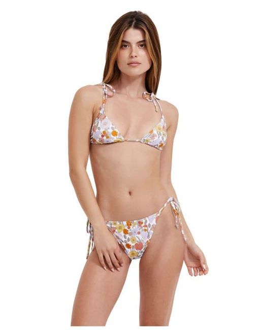Flirtt Gottex Pink Botanic Party Triangle Bikini Top