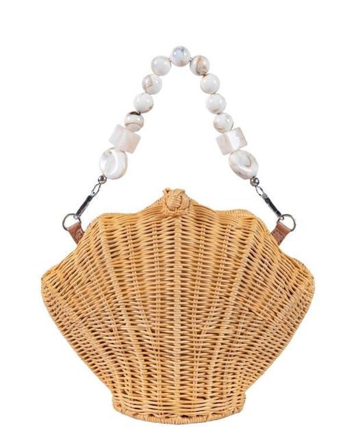 Jelavu Natural Shellie Shell Basket Bag