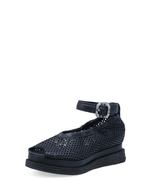 A.s.98 Blue Lander Ankle Strap Sandal