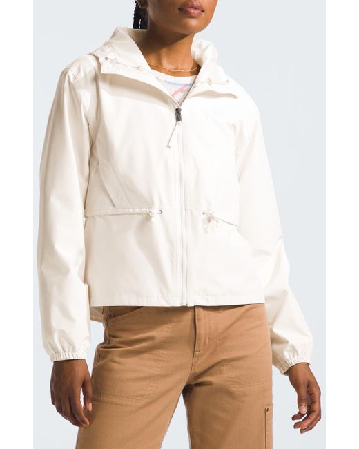 The North Face White Daybreak Water Repellent Hooded Jacket