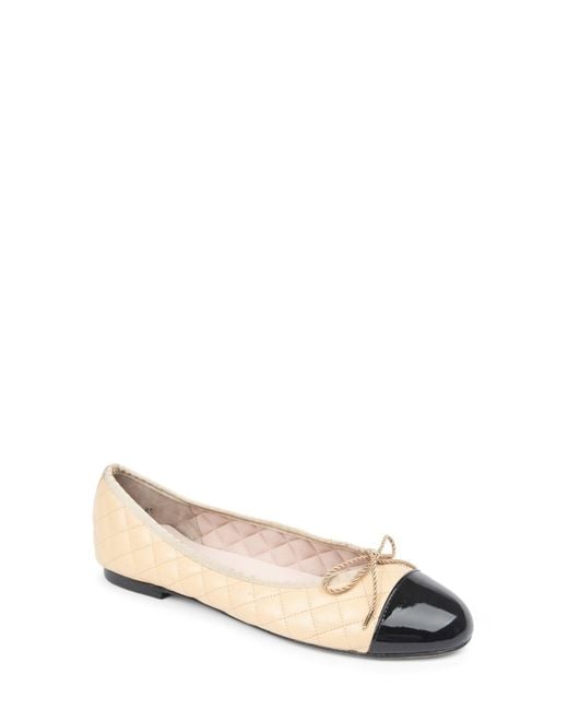 Paul Mayer Pink Best Cap Toe Ballet Flat