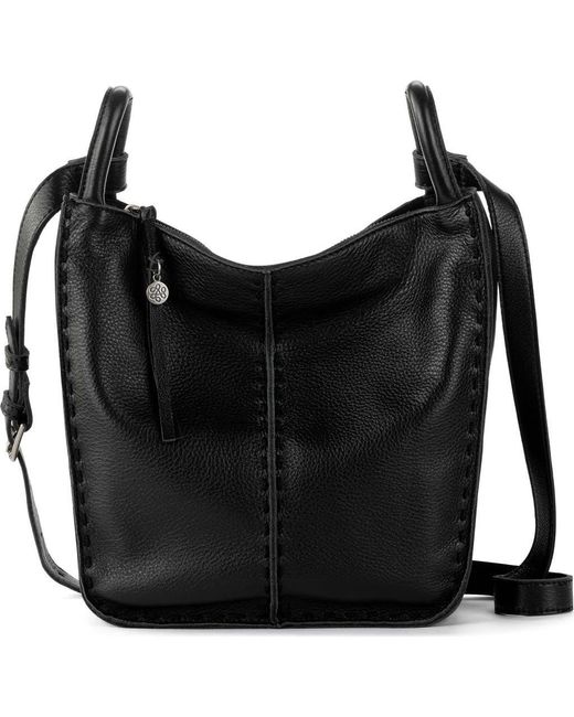 The Sak Black Los Feliz Crossbody Leather Bag