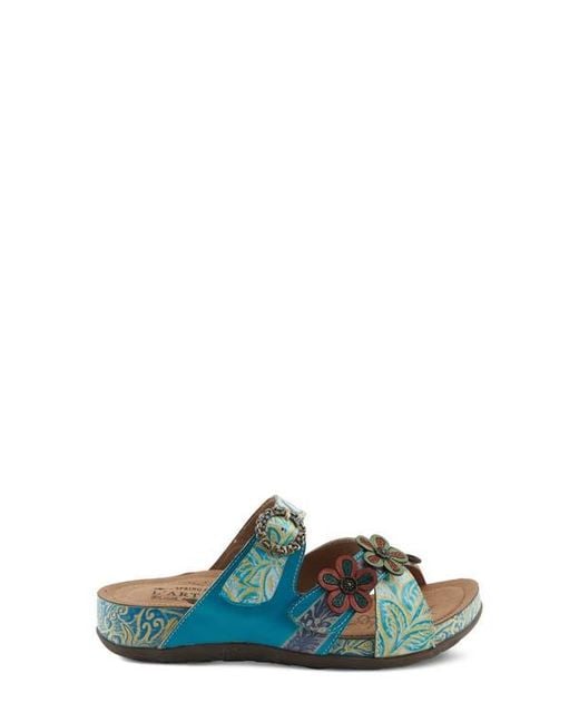 Spring Step Blue Caelana Sandal