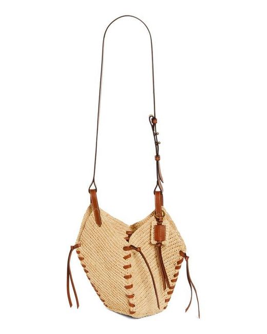 Isabel Marant Metallic Mini Tampa Woven Raffia Shoulder Bag