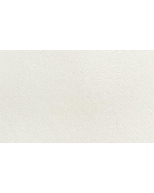 Reformation White Walker Side Ruched Knit Top