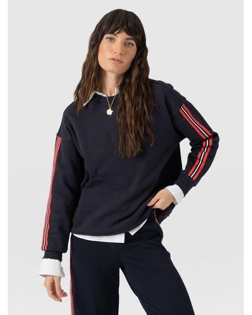 Saint + Sofia Black Victory Sweatshirt