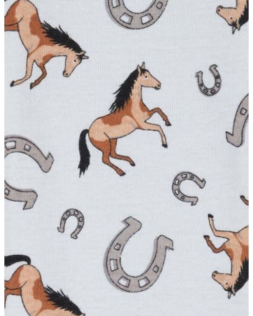 Leveret White Cotton Printed Matching Family Pajamas for men