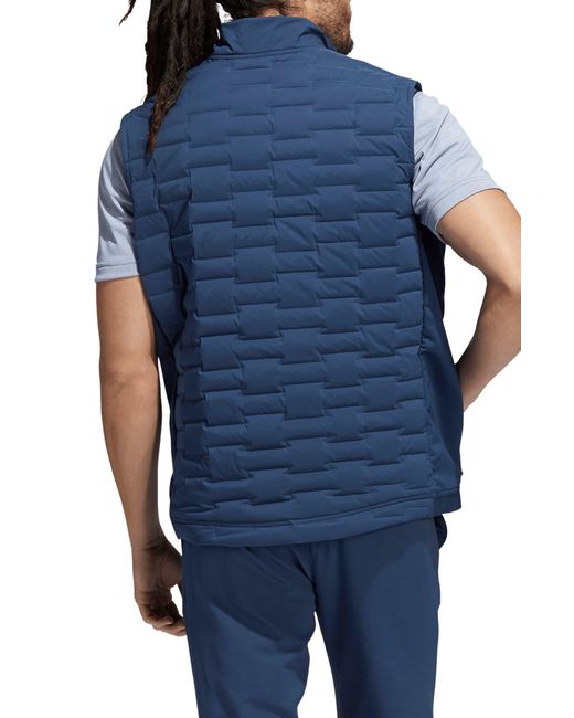 adidas Originals First Guard Quilted Golf Vest in Blue for Men Lyst