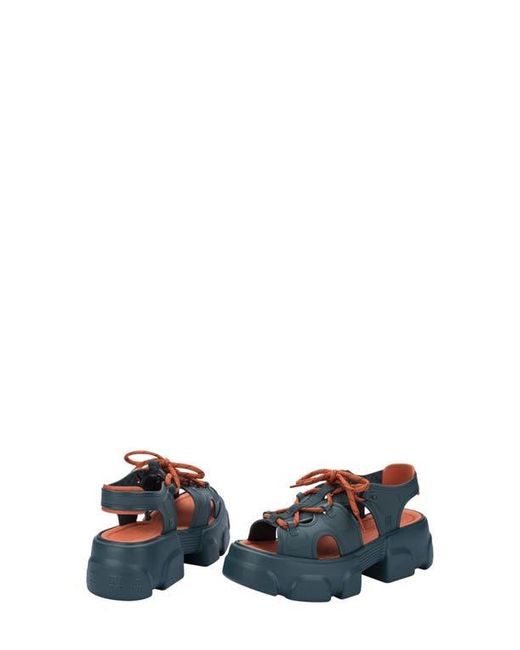 Melissa Blue Camp Platform Sandal