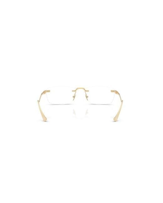 Ferrari Metallic 54Mm Rectangle Optical Glasses for men