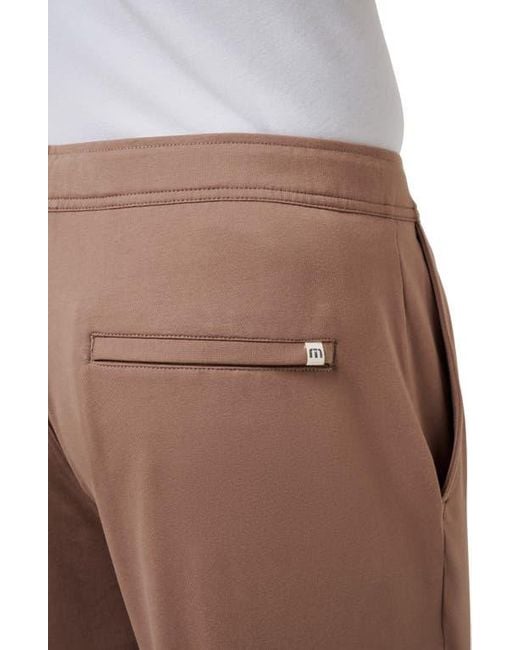 Travis Mathew Gray Stretchknit Drawstring Pants for men