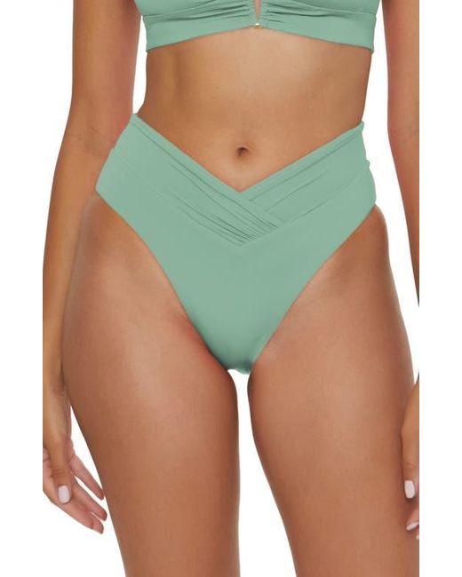 Becca Green Color Code High Waist Bikini Bottoms