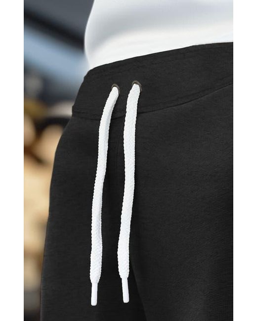 Alix Black Alien Midweight Fleece Jogger Pant for men