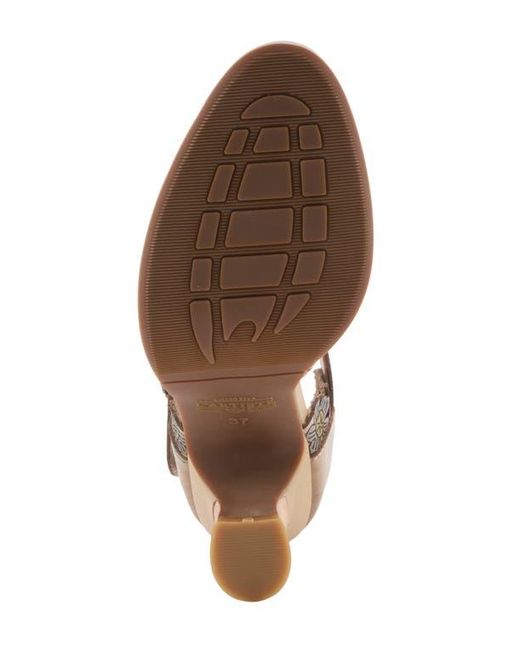 Spring Step Brown Happydance Ankle Strap Pump