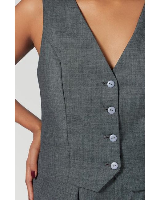 Aam The Label Gray The Wool Vest