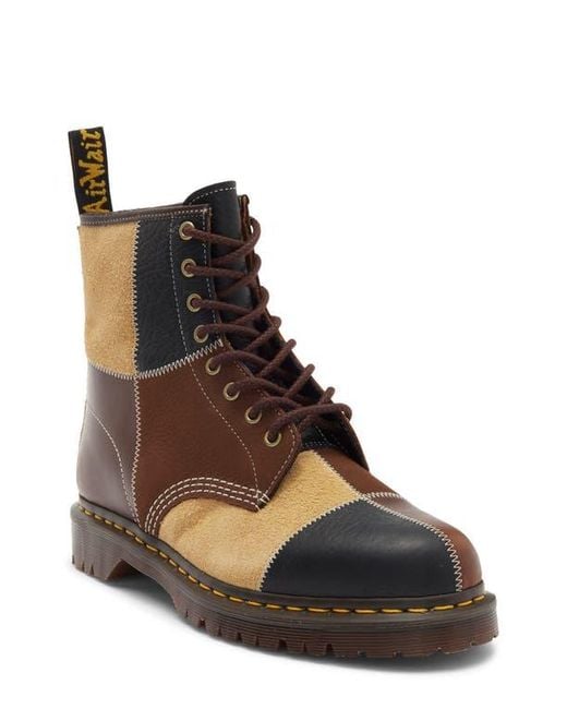 Dr. Martens Brown 1460 Patchwork-Eye Boot for men