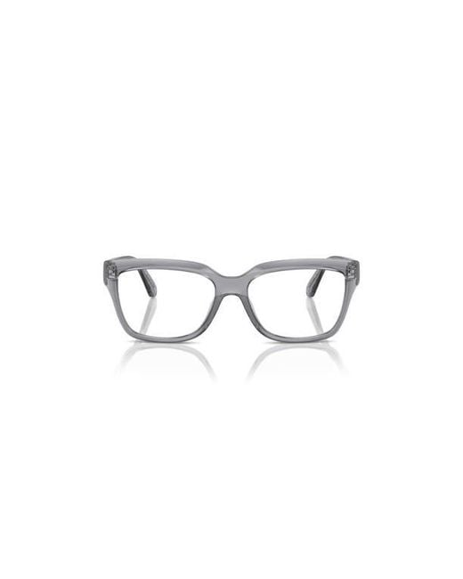 Michael Kors Metallic 54Mm Rectangle Optical Glasses