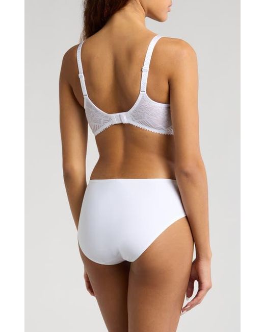 Chantelle White Origins Underwire Unlined Full Coverage Bra