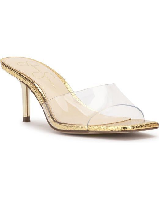 Jessica Simpson White Celisha Slide Sandal