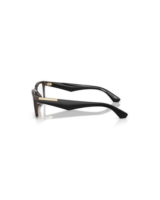 Burberry Gray 54Mm Rectangle Optical Glasses for men