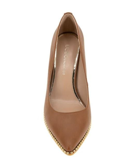 BCBGMAXAZRIA Brown Hawti Pointed Toe Pump
