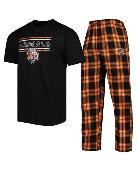 Concepts Sport /orange Cincinnati Bengals Badge Top & Pants Sleep Set ...