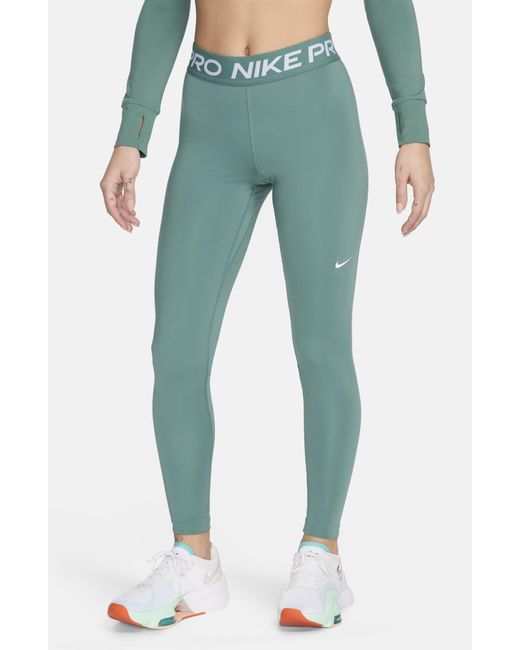 Nike Blue Pro Mid Rise leggings