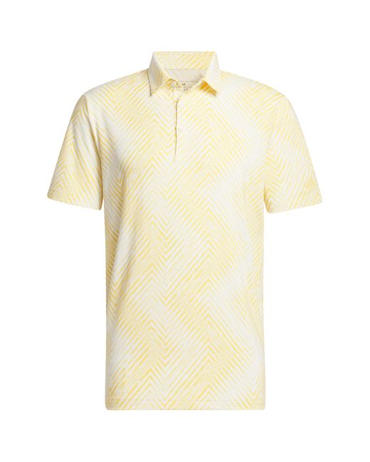 Adidas Originals Yellow Ultimate365 Print Golf Polo for men