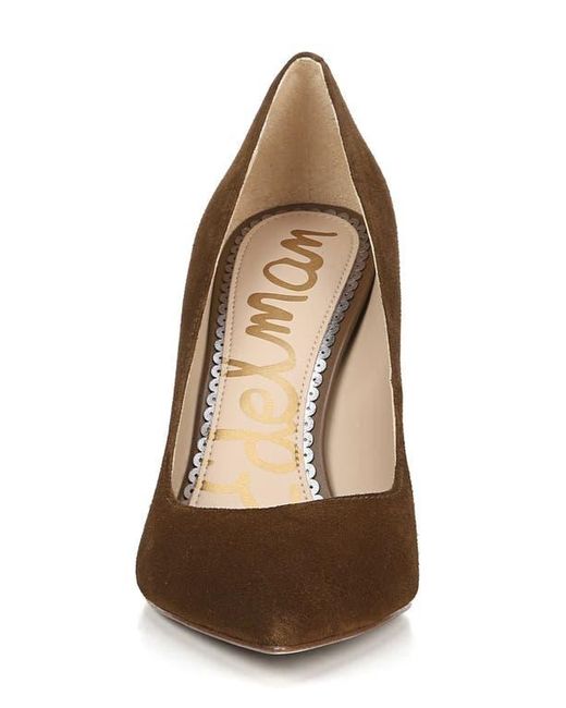 Sam Edelman Brown Hazel Pointed Toe Pump