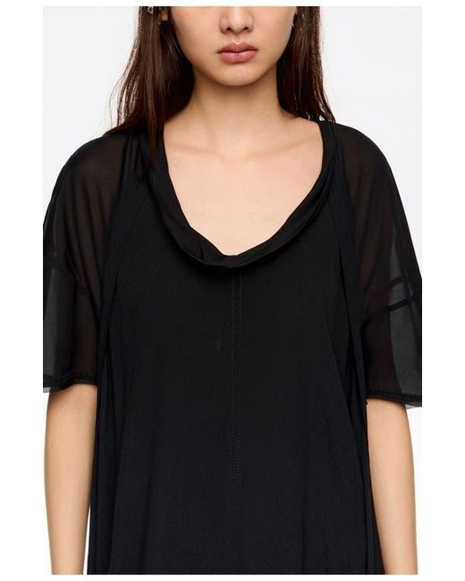 Bimba Y Lola Women's Black A-Line 2 1 Dress