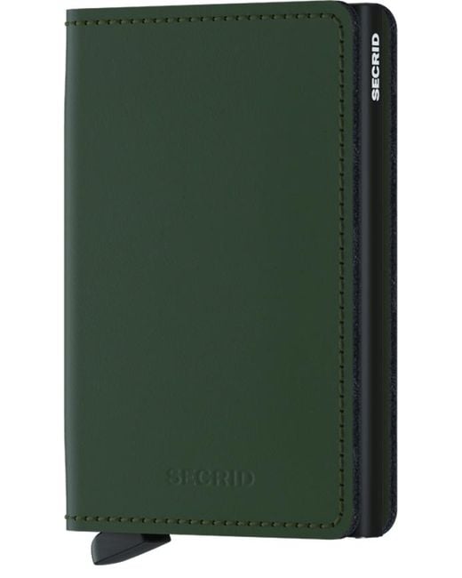 Secrid Green Slimwallet Matte for men