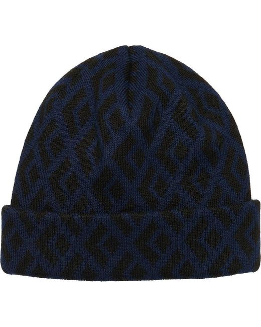 Black Diamond Blue Repeat Beanie
