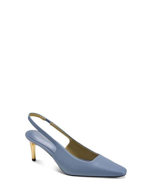 Donna Karan Blue Sidney Slingback Pump