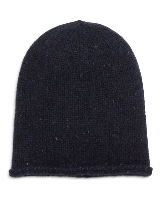Johnstons Blue Tiree Cashmere Beanie