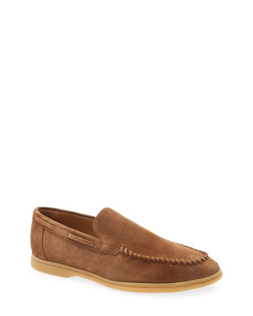 Eleventy Brown Braided Loafer for men