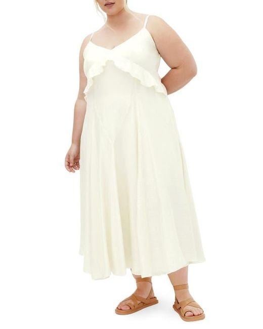 City Chic White Clara Maxi Dress