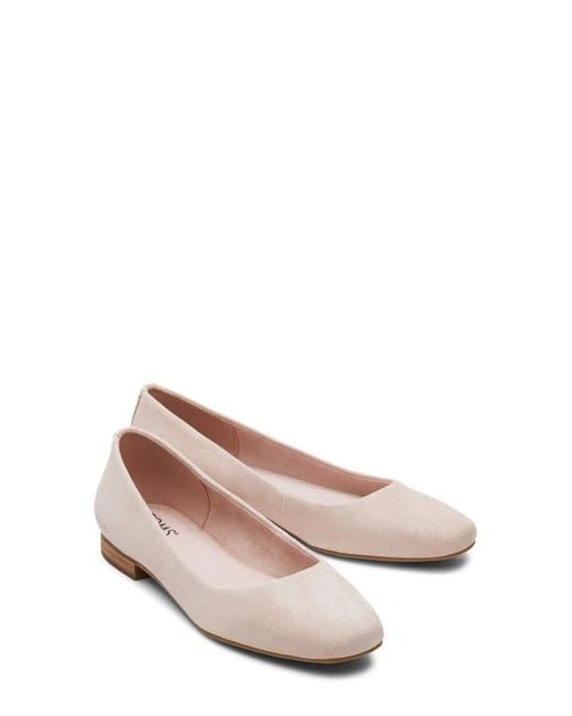 TOMS Pink Briella Ballet Flat