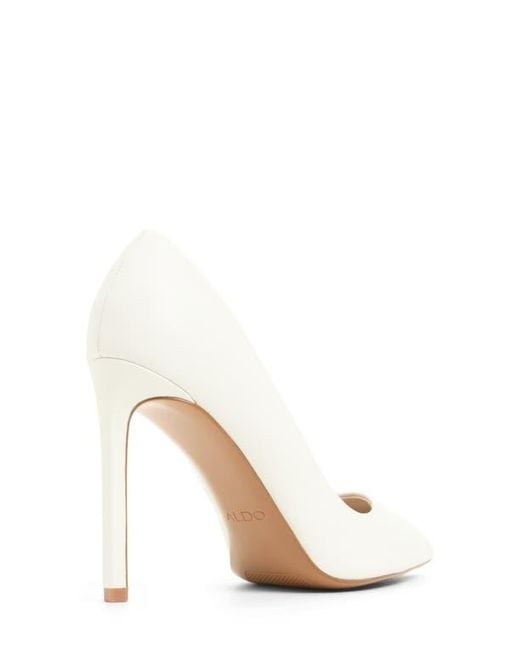 ALDO White Lala Pointed Toe Pump
