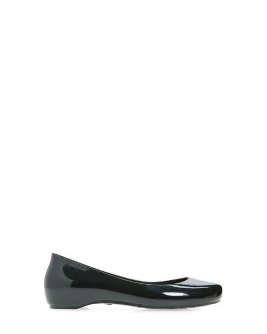Jeffrey Campbell Black Fixed Split Toe Jelly Flat