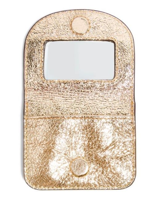 Aimee Kestenberg Natural Pucker Up Leather Card Case