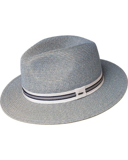 Bailey Gray Hester Straw Fedora for men