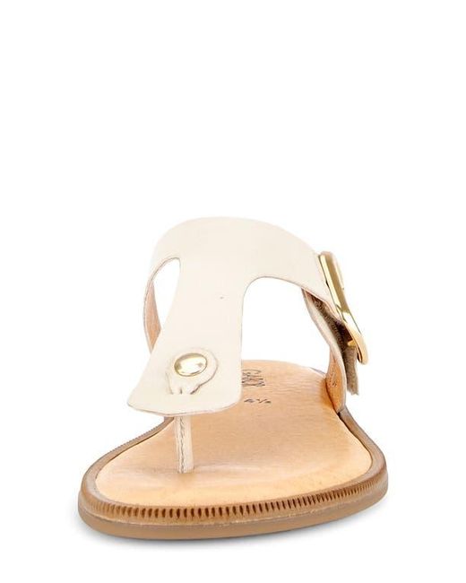 Gabor White Studded Flip Flop
