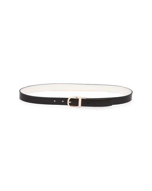 Kate Spade White Reversible Leather Belt