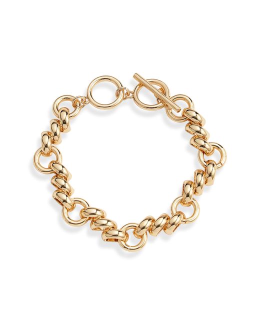 Nordstrom Metallic staggered Chain Bracelet