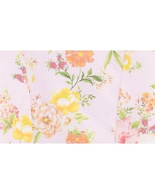 House Of Cb Pink Adabella Floral Pleated Halter Sundress
